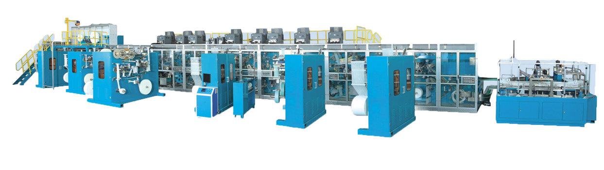 Adult diaper machinery