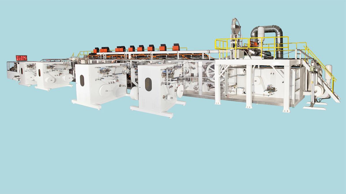 Infant diaper machine