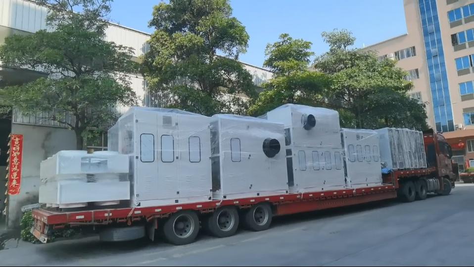 Haina Machinery Loads Baby Diapers Mechanically For Overseas Transport