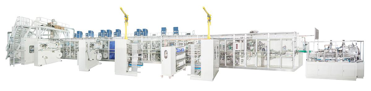 ULK450 Full Servo U-Shape Baby Pull-ups Diaper Machine