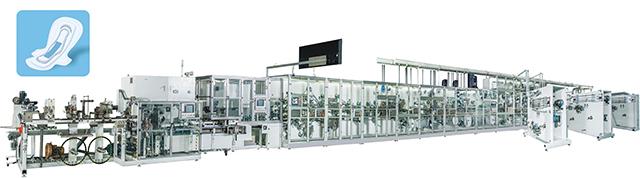 Sanitary napkin production line