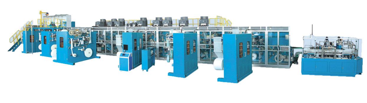 Fully automatic infant diaper machine 