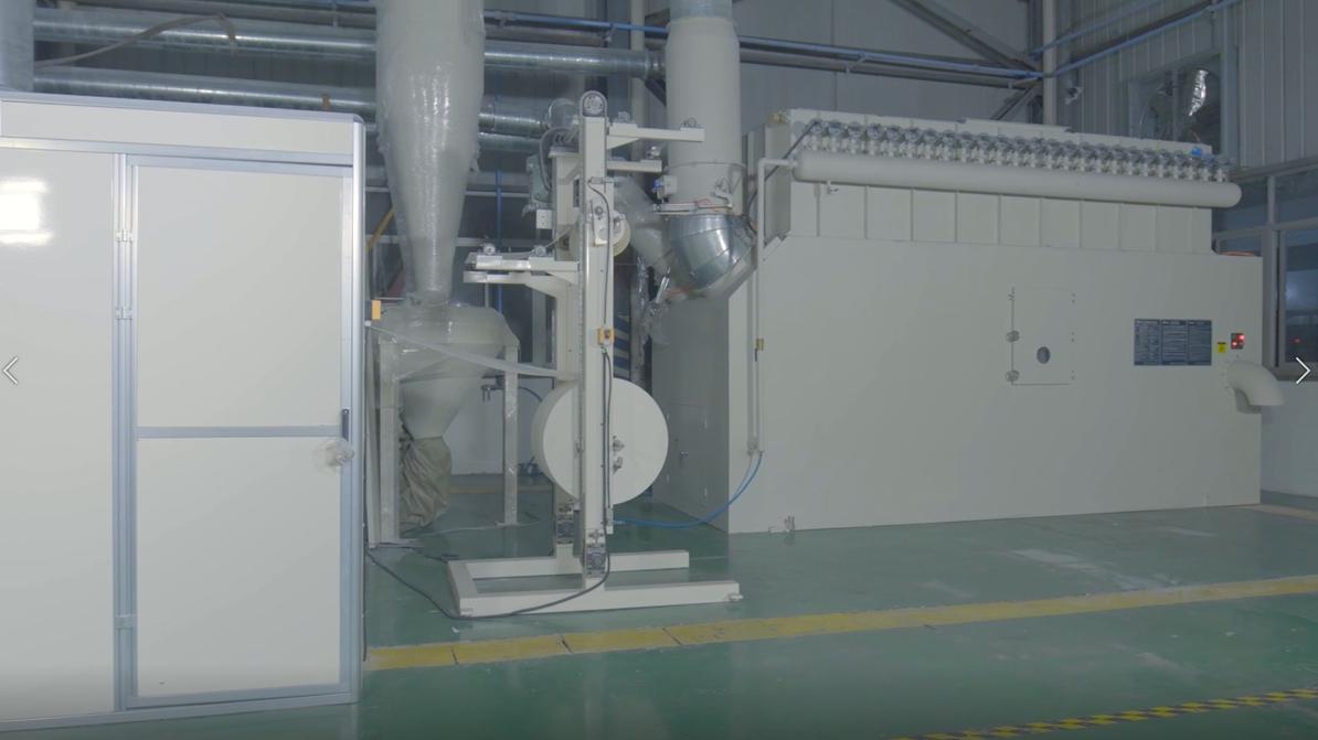 Diaper manufacturing production line