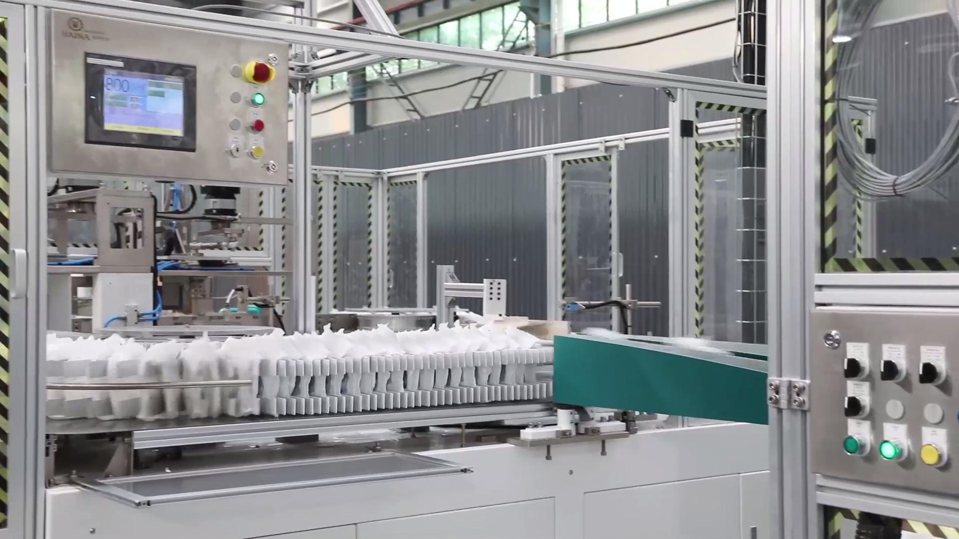 Baby diaper production machine