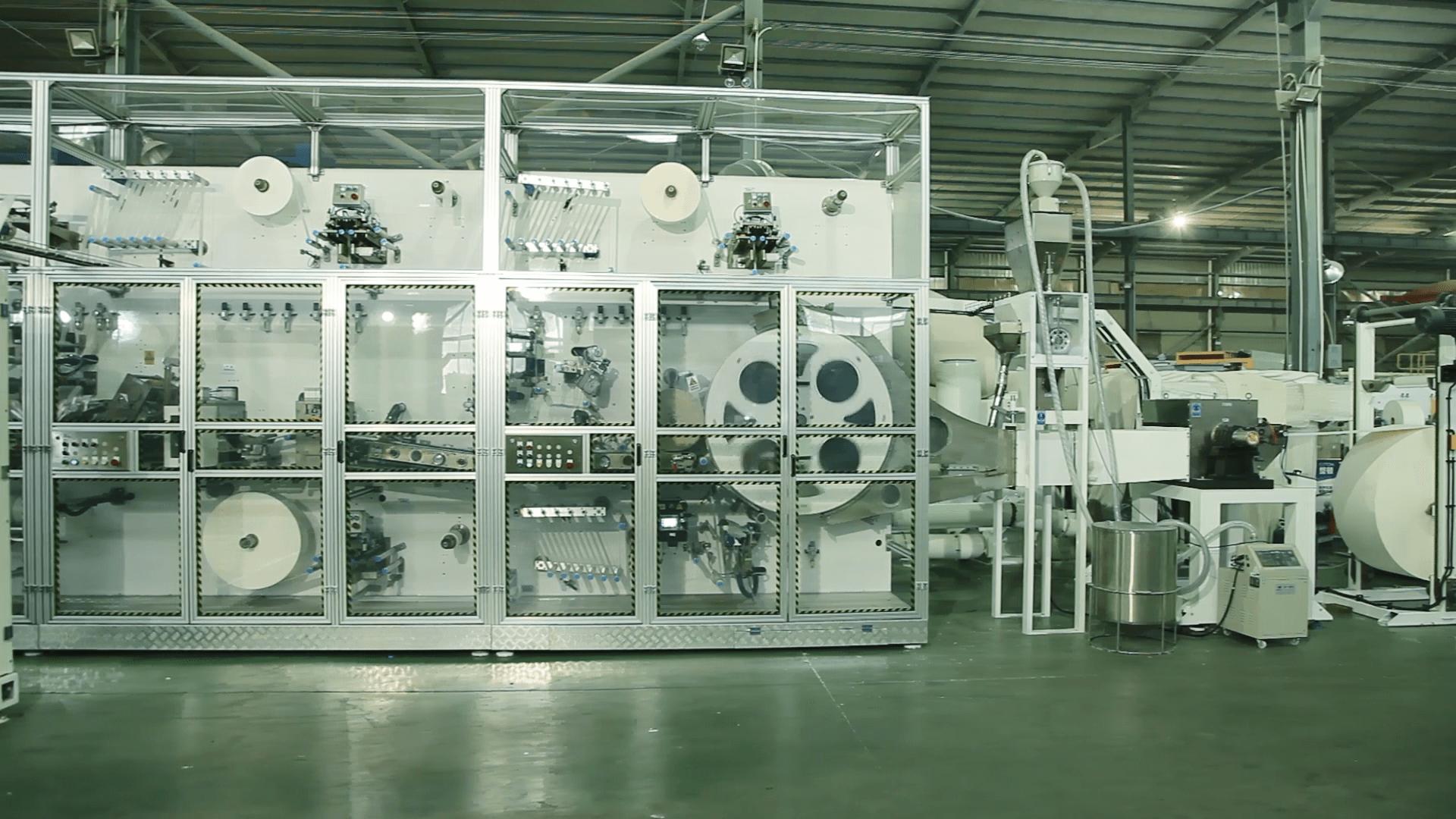 Baby diaper making machine