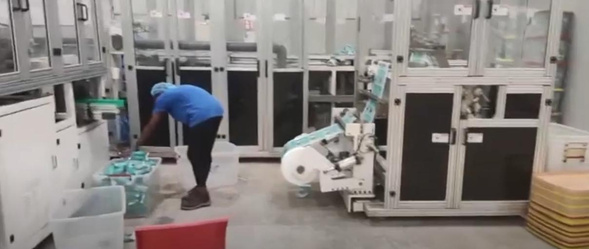 High Yield Sanitary pads making machine in south africa Manufacturer Video