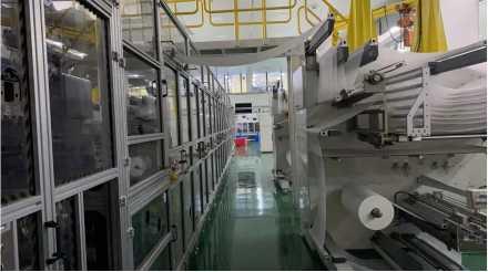 Domestic famous listed company purchased Haina Menstrual pants production line