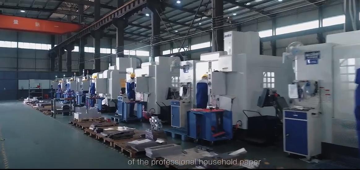 Manufacturer of Diaper Making Machine in China Video
