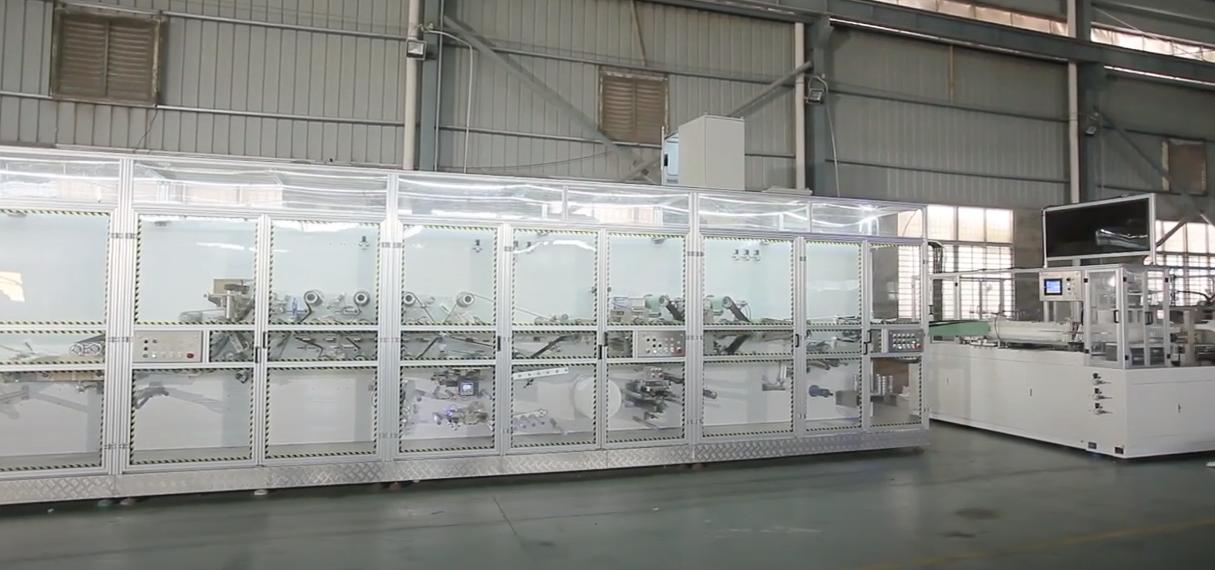 High quality Female diaper manufacturing machine Manufacturer Video