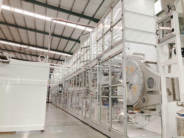 Baby Diapers Production Line in Brazil