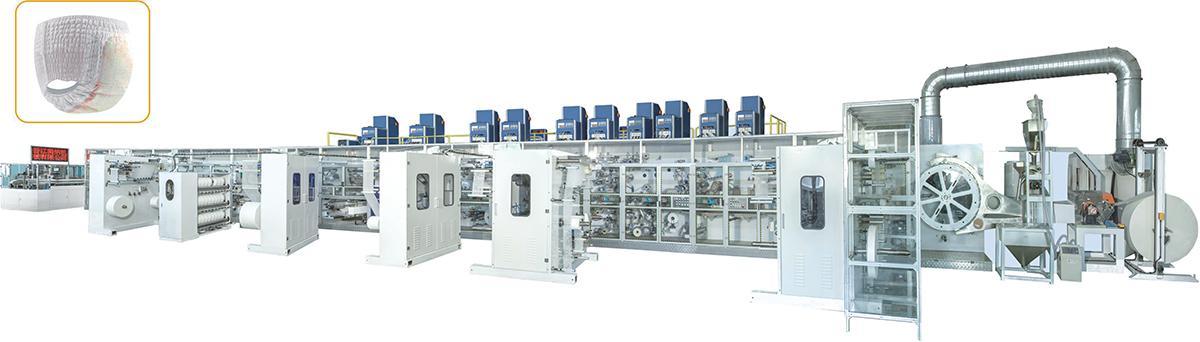 baby diaper manufacturing machine