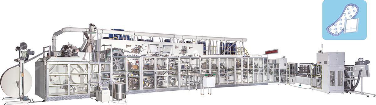 WSJ1000 fully automatic sanitary pad machine